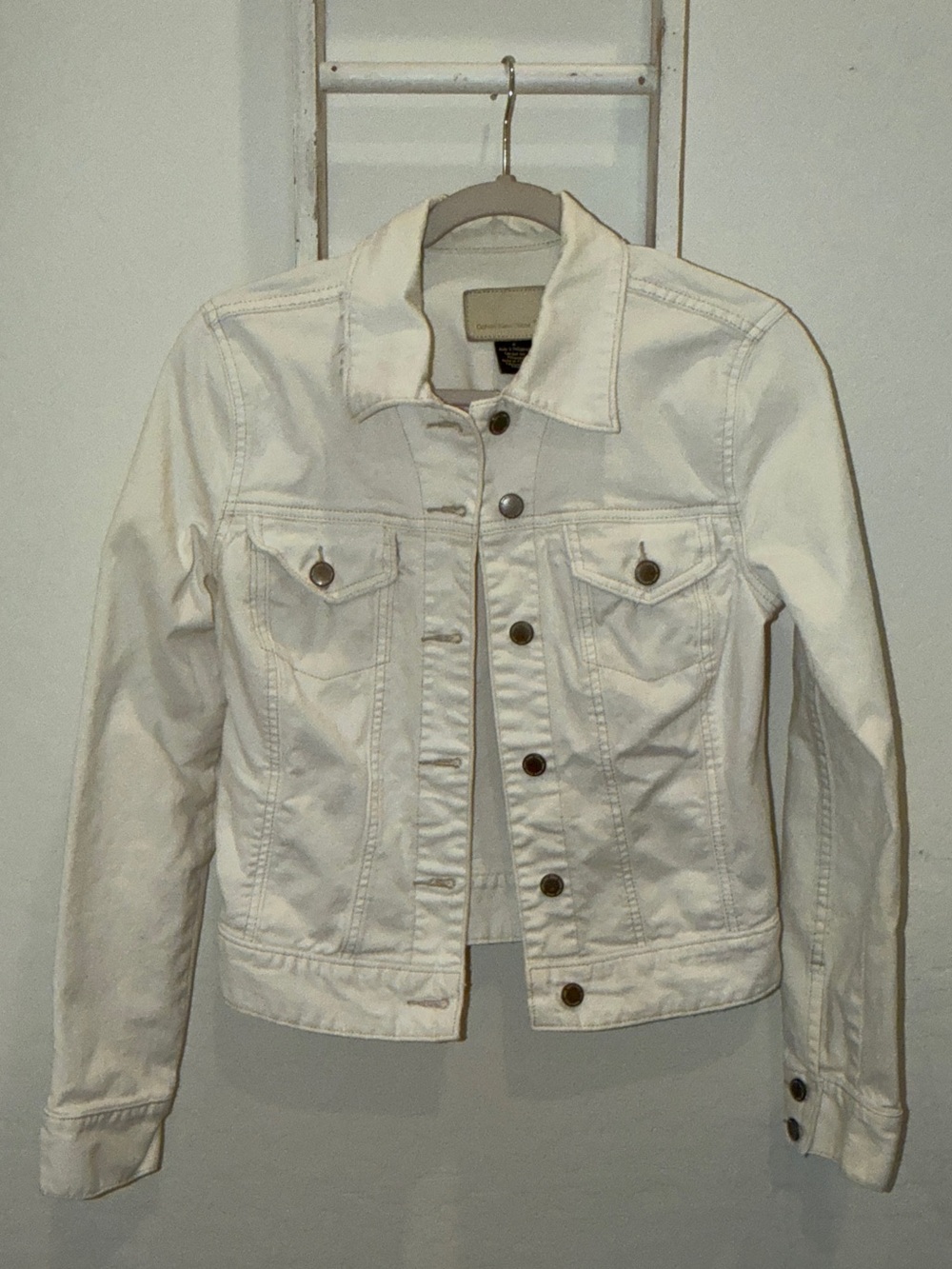 Classic White Denim Calvin Klein Jacket